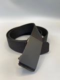 Rectangular Alloy Buckle Canvas Belt