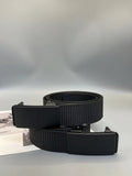 Rectangular Alloy Buckle Canvas Belt